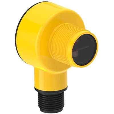 BANNER ENGINEERING Sensor fotoeléctrico T18-2VPDS-Q8, difuso, 11.811 in, 10-30VDC, PNP, QD, T18-2