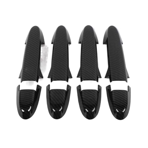 Poignées de portes extérieures pour JAZZ FIT 2014-2020 look carbone sans clé intelligente