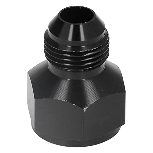 Adaptador Reductor de Tubería Reductor de Tubería de Aluminio Adaptador Reductor de Tubería Recto An10 Hembra a An8 Macho Aluminiumoy Accesorio Negro Adaptador Reductor de Tubería