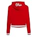 Pro Standard WOMENS COLLEGE OHIO STATE UNIVERSITY COLLEGE CLASSIC ESSENTIALS CROPPED PULLOVER HOODIE RED L