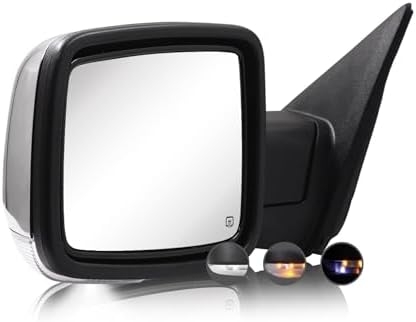 YITAMOTOR Towing Mirror For Dodge Ram 2009-2016 - Left Driver Side, Power Adjustable, Heated, LED Turn Signal - View #5