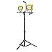 Feit Electric WORK12000XLTPPLUG 120W 12000 Lumens Adjustable Dual-Head ProSeries Ultra Bright Flood IP65 Waterproof 5000K Plug-in Portable LED Work Light with Telescoping Tripod