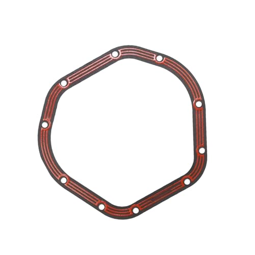 Yidcidu Car Differential Cover Gasket Grease Storage Cabinet Sealing Gasket Compatible with JP FORD GMC Axle Dana 60 50 70 (Red)