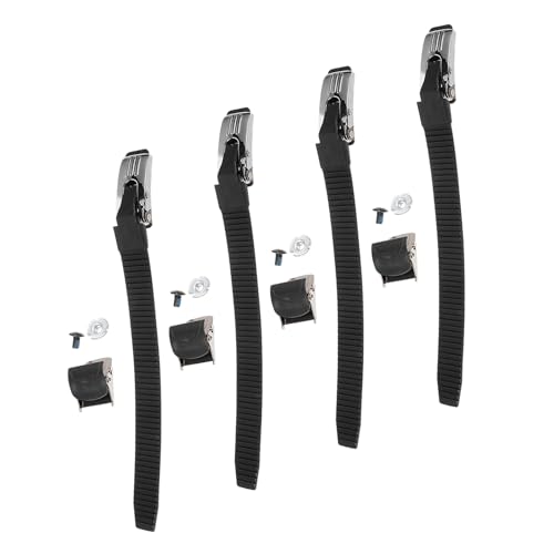 Sangles pour patinage en ligne noires lot de 4 pièces de rechange pour roller