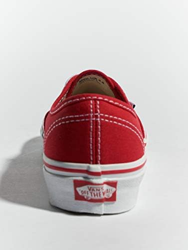 Vans Adult Authentic Core Classics, Red, US Size 12 | Image 3