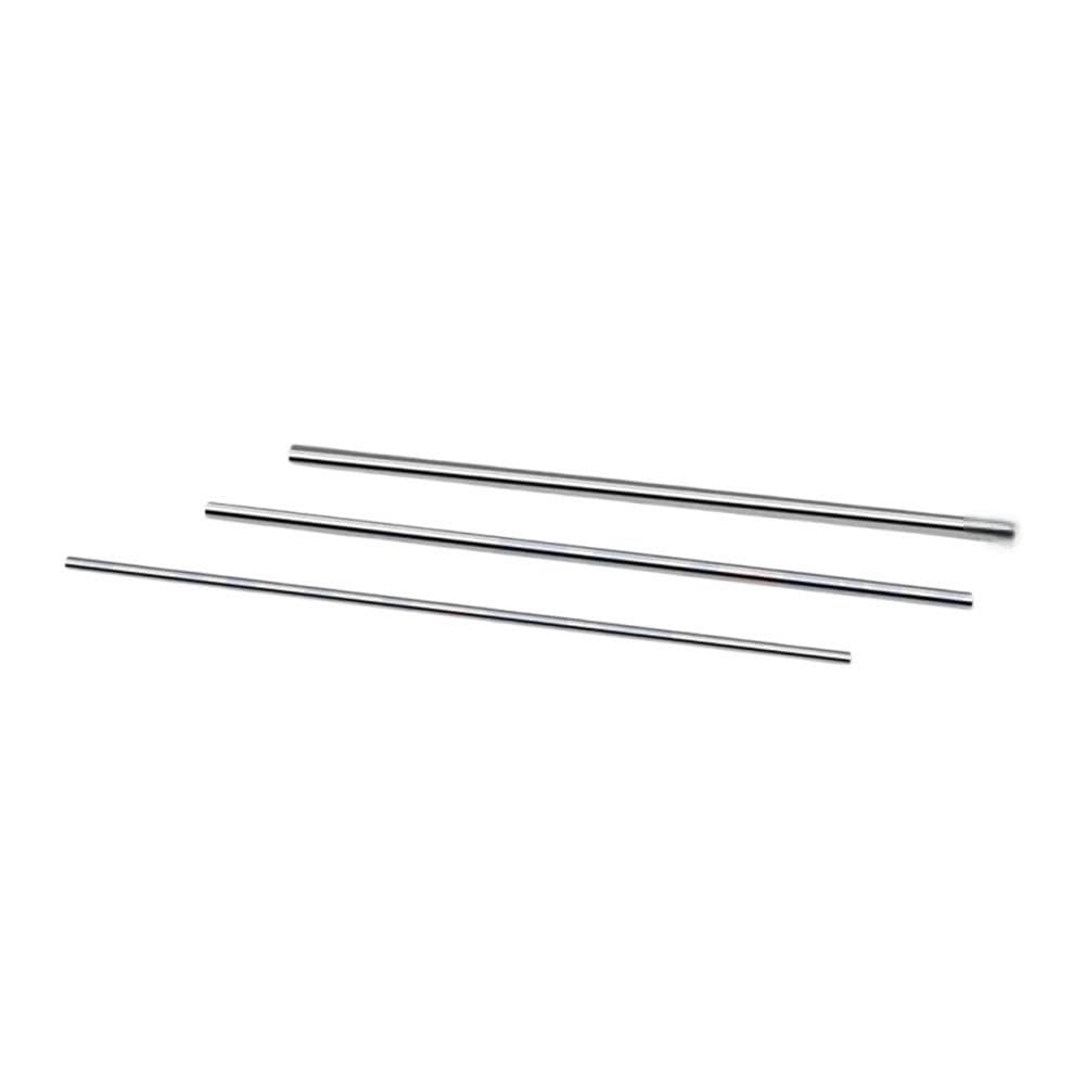 Hartmetall-Rundstäbe, 100 mm Länge, Wolfram-Rundstab for die Drehmaschinenherstellung, massive Wolframstangen, 10 Stück(1MM)