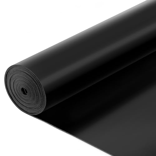 Image of 1 Pcs Neoprene Rubber Sheets Strip Roll 1 /16 Inch /16 inch W x 276 inch L Long Wear Resistant Gasket Strip for DIY Gaskets, Mats, Seals, Crafts, Flooring, Black