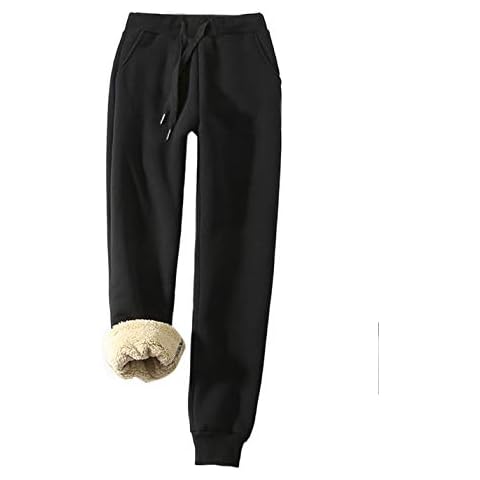 Yeokou Women's Sherpa Lined Sweatpants Cover