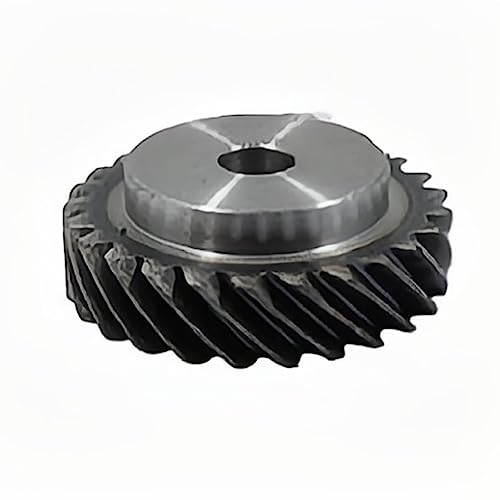 ELLANA Transmission Angle 1pc 2M 25T Left Helical Gear 2 Module 25 Teeth Motor Interlaced Gear 45 Degree Left Helical Gear 14mm Process Hole Driver Shaft