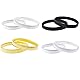 6 Paar Metall Hemdärmel Halter Anti-Rutsch Metall Strumpfbänder Metall Stretch Elastic Metall Armbänder