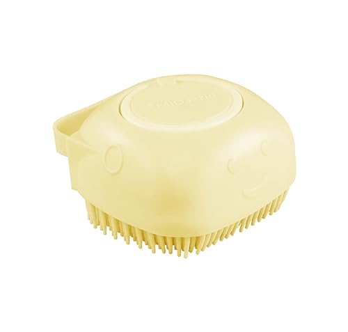 Midazzle Silicon Massage Bath Brush Hair Scalp & Bathing Brush For Cleaning Body | Silicone Bath Wash Scrubber Cleaner & Massager For Shampoo Soap Dispenser | Bathing Tool |... - Image 3