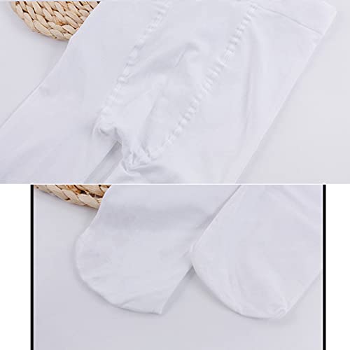 White Pantyhose Fairy for Cat Girls Pattern Tights Stocking Soft Cute Girl Printed Pantyhose4