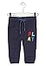 LOSAN 927-6015AA - Pantaloni con Toppe in Spugna per Bebè, Modello Bambino Blu 6 Mesi