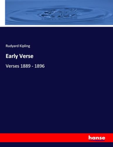 Early Verse: Verses 1889 - 1896