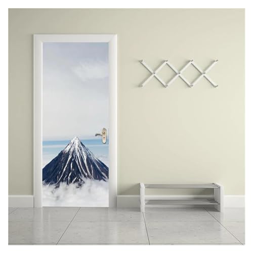 Sticker cloud auto-adhésif pour porte 90x200cm décoratif - 2