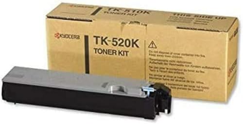 Kyocera TK-520K Schwarz. Original Toner-Kartusche 1T02HJ0EU0. Kompatibel für FS-C5015N