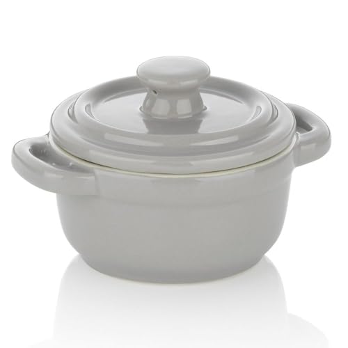 Kela - Mini-Kasserolle Malin, 14 cm, Grau