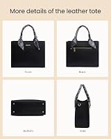 LOVEVOOK Purses and Handbags for Women, PU Leather Tote Shoulder Purse with Scarves, Satchel Top Handle Bags with Strap — image 6