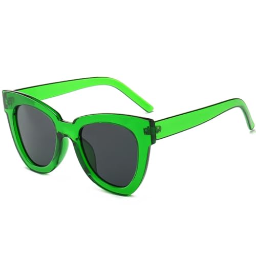 Lunettes de soleil œil de chat surdimensionnées femmes hommes verres vintage luxe UV400