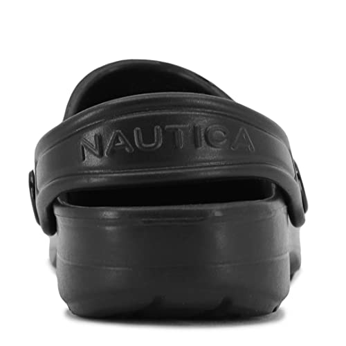 Nautica Kids Children's Clogs, Shoes, & Slip-Ons - Casual, Garden, Beach, Indoor - Lightweight & Comfortable-River Edge Toddler-Black-8 #TOP2