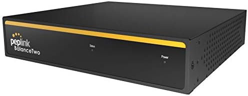 Peplink Wired Router for Internet Balance Two High-Speed 1Gbps Throughput Gigabit Ethernet WAN VPN Computer Router Fanless Design Class Branch Routers for Demanding Enterprise Workloads.