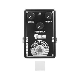 [Dynamic Width and Feedback Controls] Shape your sound with precision using the width and feedback controls of the pedal. experiment with unique and dynamic phaser effects, whether you desire subtle lead enhancements or sweeping cleans. [Seamless Int...