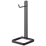 Construcción sólida de acero para proporcionar una base estable para los auriculares - y liberar espacio en su escritorio