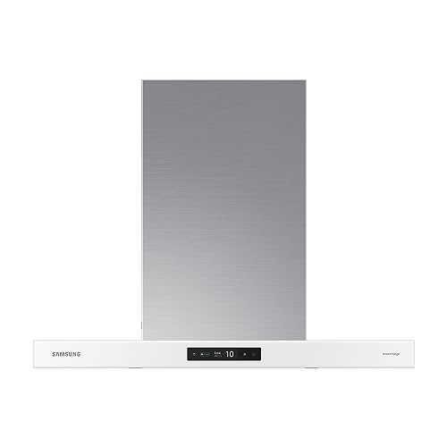 Samsung 30" Bespoke Smart Wall Mount Hood, LCD Display & Touch Control, Triple Air Sensor, Low Noise, WiFi Connected, Clean Grey, NK30CB700WCGAA