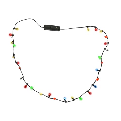 HohuzSruk Collar De Luces Navideñas, Collares de Luces Navideñas