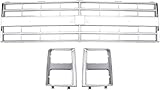 Garage-Pro Grille Assembly SET Compatible with 1987-1988 Chevrolet Blazer, R10 Suburban, R20...