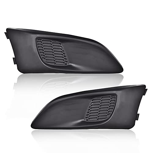 G-PLUS Fog Light Covers Driver Passenger Side Compatible with Chevy 2012-2016 Sonic LS/LT/LTZ 96694774 GM1039134 96694768 GM1038134 Left Right Fog Lamp Cover Insert Molding Trim Replacement