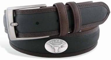 UTX-BBLPS-BLK-34 Texas Concho Two Tone Leather Belt44; 34 Waist
