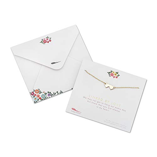 Lucky Feather Flowers Will Bloom Necklace for Women and Teenage Girls - 14K Gold Dipped Flower Pendant on Adj Chain, Ideal Gift for a Special Person on Her Birthday or as a Reminder She is Loved4