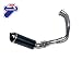 Tubo de escape completo térmicos de carbono Yamaha MT-07 Tracer 2016-2020