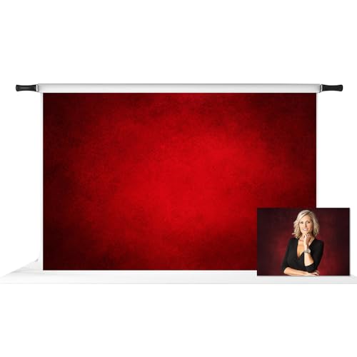 Fondo fotográfico abstracto rojo 10x6.5 ft Kate miniatura 1