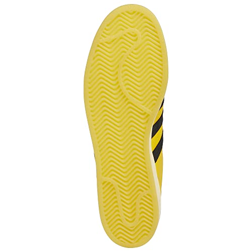 Adidas Originals Mens Superstar Classic Low Top Sneaker Shoe,  Bold Gold/Core Black/Easy Yellow, 8 #TOP6