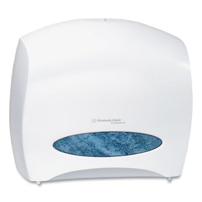 Condition photo showing New/Like New for kimberly-clark professional windows jrt jr. escort jumbo roll bath tissue dispenser kcc 09508