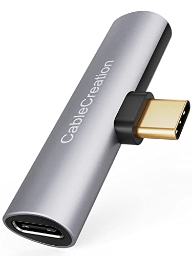 Image of CableCreation USB C Splitter Audio and Charging, USB-C Audio Adapter, Type C Splitter for New iPad Pro, MacBook Air, Galaxy S23 ultra, S9, S10, S20, S21 Ultra, S22, iphone 15