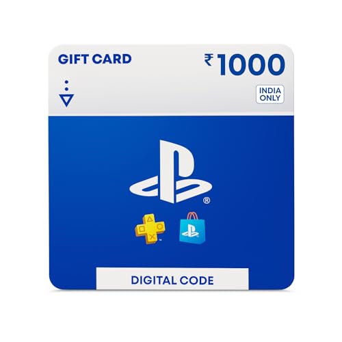 Rs.1000 Sony PlayStation Store Gift Card (Email Delivery in 1 hour- Digital Voucher Code)