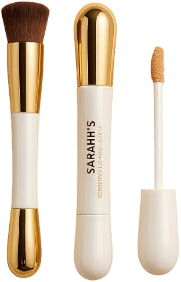 Corretivo Líquido com Pincel Lasting cobertura natural e duradoura, Ilumina e esconde manchas, acne e olheiras. (5)