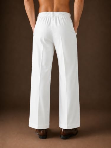 Image of Amazon Brand - INKAST Men Relaxed Fit Korean Pant | Formal Trousers | Straight Fit | Easy Wash | Office Wear