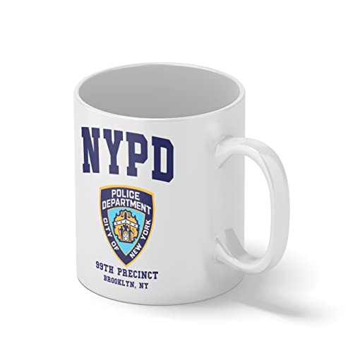Imagen de Brooklyn 99 New York Police Nine Nine Precinct Blanco taza Mug