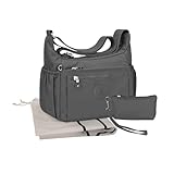 TRACOLLA REGOLABILE COMODA: la tracolla regolabile consente di indossare la borsa a spalla o crossbody, lasciando le mani libere mentre cammini, viaggi o fai shopping, ideale per lavoro, commissioni e passeggiate in città.