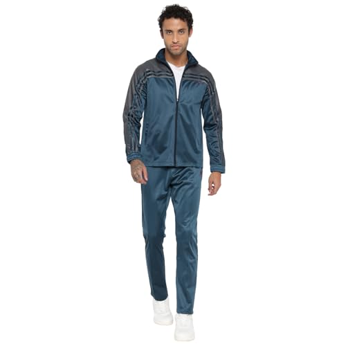 Image of OFF LIMITS Men's Polyester Elan Track Suit (Teal Medium)