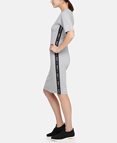 Image of DKNY Women's Short Sleeve Logo T-Shirt Dress