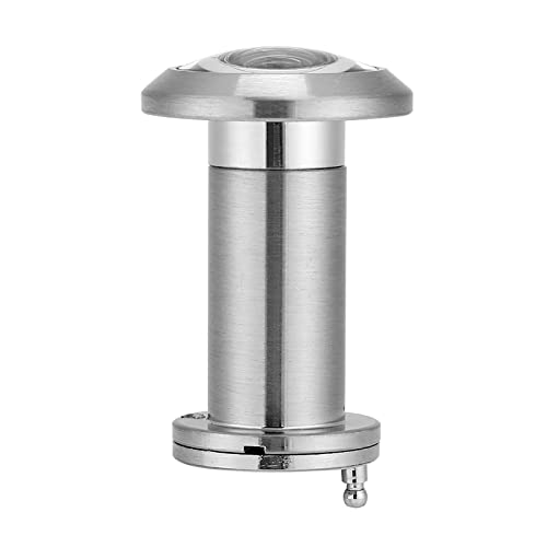 Classic 220-Degree Door Viewer, Security Durable Front Large Wide Angle Safety Peek Peephole Defender With Heavy Duty Rotating Privacy Cover Hd Glass Lens For Home Office Hotel(Brushed Chrome) #TOP1