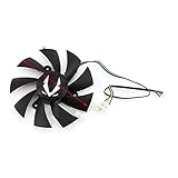 XHSESA Replacement Graphics Cooling Fan GA92S2H/GAA8S2U for ZOTAC RTX 2070 Super Mini Cooling Fan Cooler (Left Fan w/Logo)