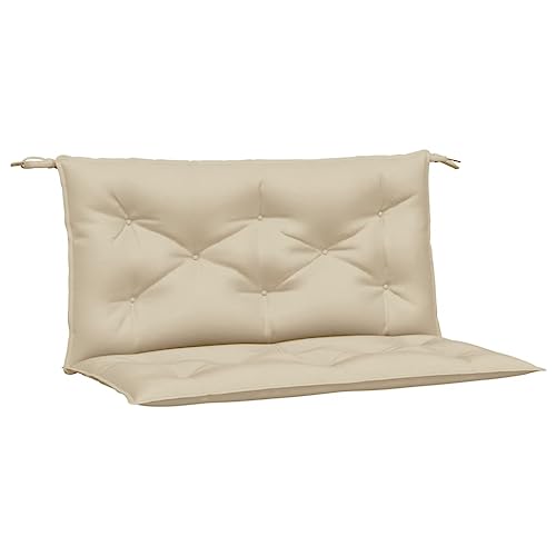 vidaXL Cushion for Swing Chair Beige 100 cm Fabric