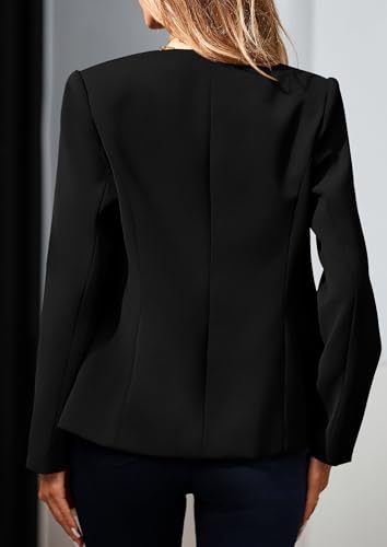 PRETTYGARDEN Women's 2026 Fall Blazers Button Down Fitted Lightweight Dressy Work Suit Jackets Trendy Business Casual Outfits - Image 5