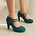 Imagen de elerhythm Zapatos Mary Jane de mujer con lazos estilo retro
